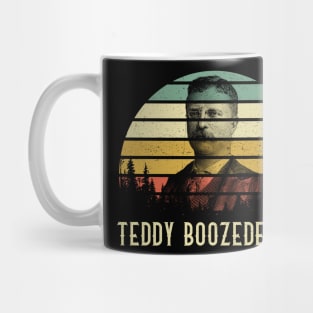 Teddy Boozedevelt Roosevelt US Flag 4th of July Mug